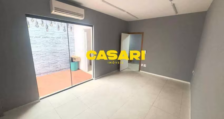 Sala para alugar, 50 m² - vila gilda - santo andré/sp