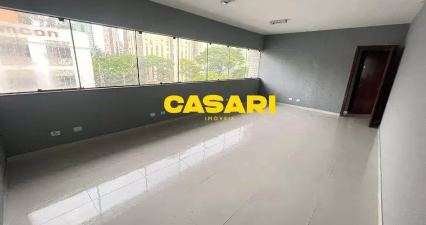 Sala comercial ampla para alugar com 134 m² no jardim do mar – são bernardo