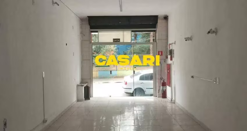 Salão comercial de 49 m² para alugar em avenida movimentada – rudge ramos, sbc