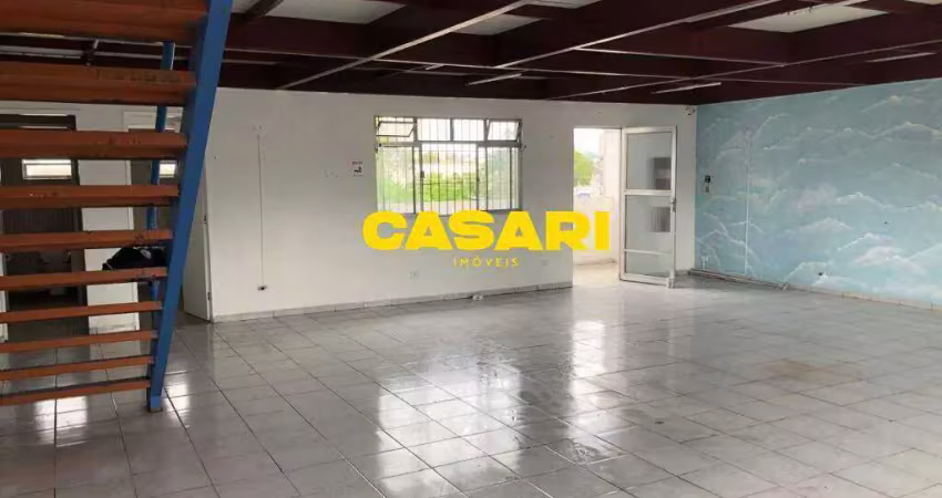 Sala para alugar, 200 m² - jardim bom pastor - santo andré/sp