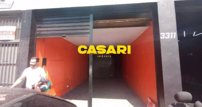 Salão para alugar, 27 m² - rudge ramos - são bernardo do campo/sp