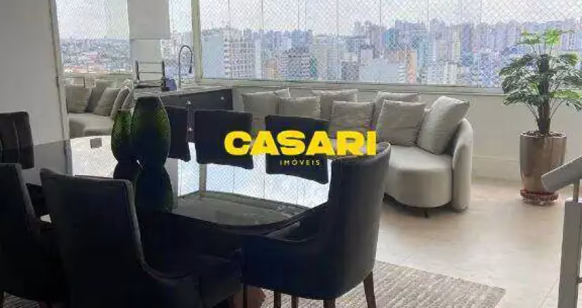 Cobertura duplex 3 suítes para alugar – 199 m² centro, santo andré/sp