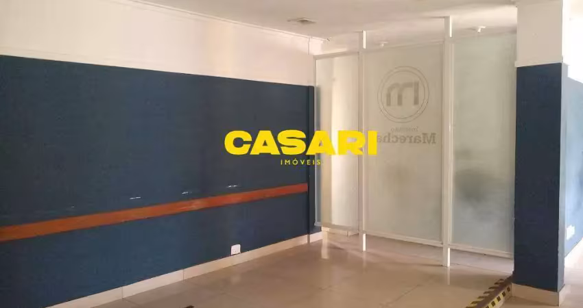 Salão para alugar, 110 m² por r$ 3.965,00/mês - centro - são bernardo do campo/sp