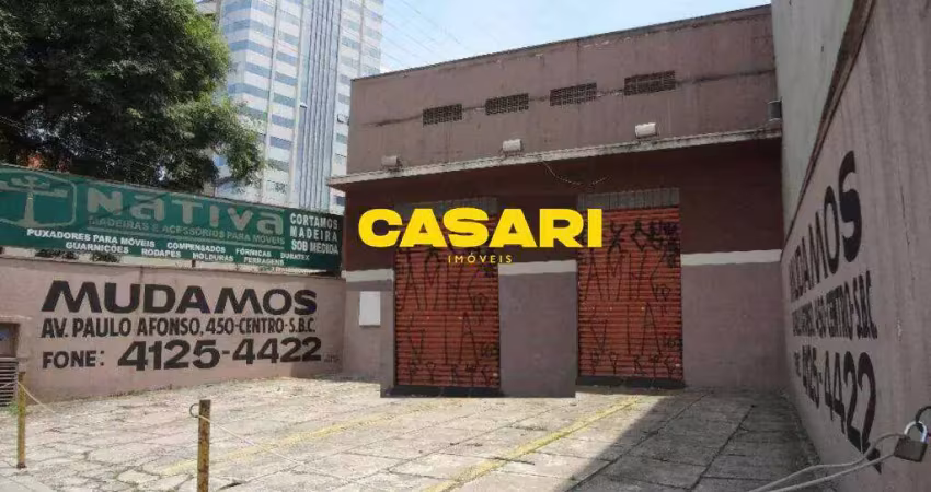 Terreno para alugar, 1241 m² por r$ 52.000,00/mês - centro - são bernardo do campo/sp