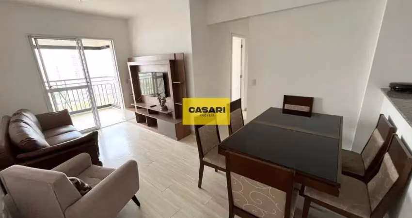 Apartamento mobiliado com 3 dormitórios, 70 m² - vila gonçalves - são bernardo do campo/sp