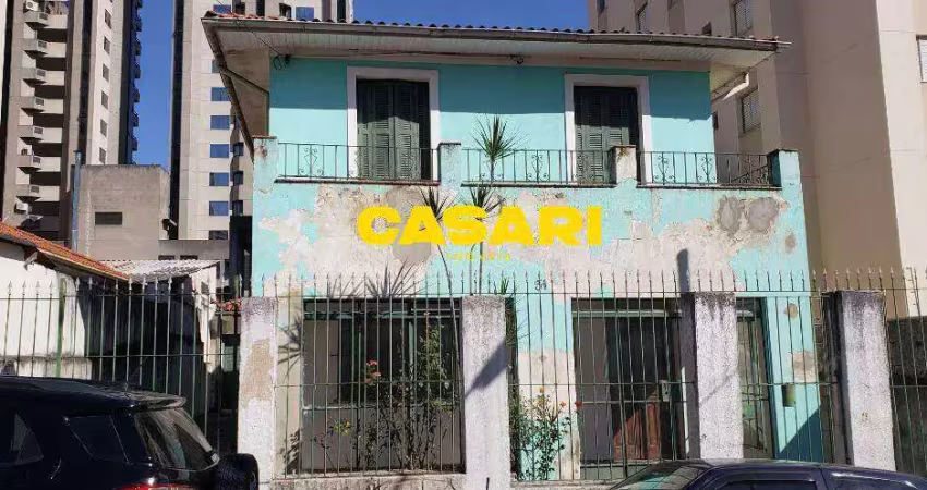 Casa assobradada para locação no centro de são bernardo – ideal para uso comercial ou residencial