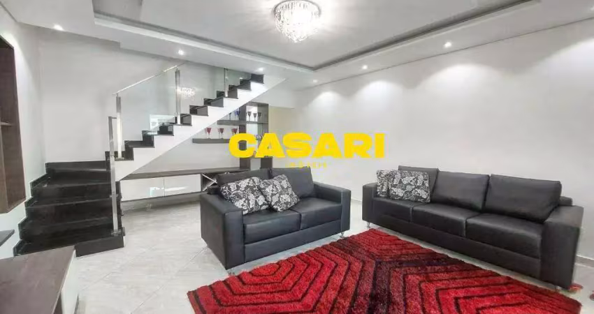 Sobrado com 3 dormitórios à venda, 292 m² - jardim rina - santo andré/sp