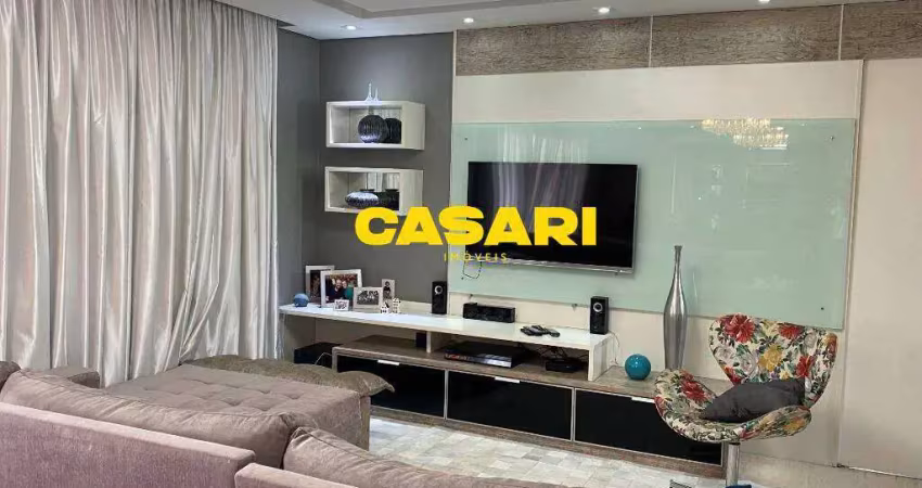 Apartamento com 3 dormitórios à venda, 165 m² - jardim - santo andré/sp