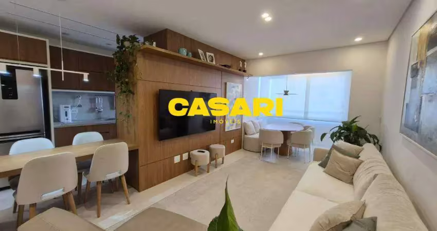 Apartamento com 2 dormitórios à venda, 82 m²- campestre - santo andré/sp