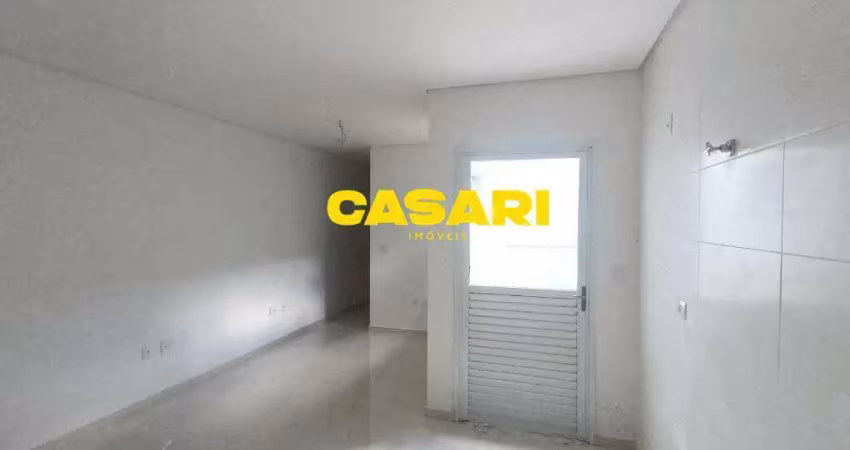 Apartamento com 2 dormitórios à venda, 50 m²- parque das nações - santo andré/sp