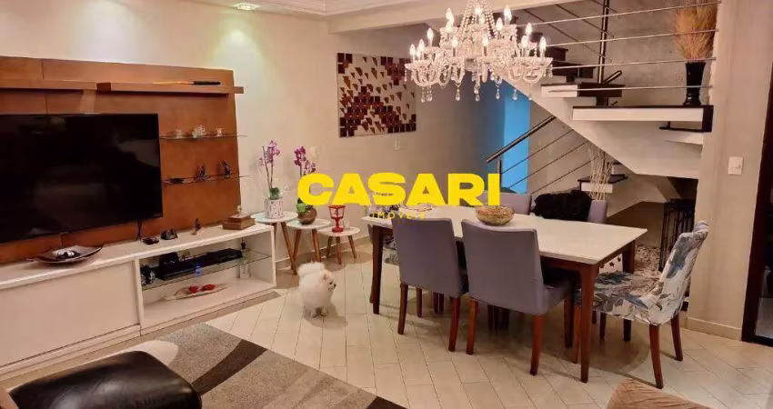 Cobertura com 3 dormitórios à venda, 170 m² - santa maria - santo andré/sp