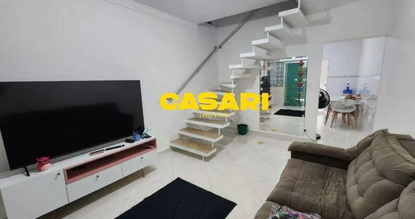 Sobrado com 2 dormitórios à venda, 92 m² - assunção - são bernardo do campo/sp