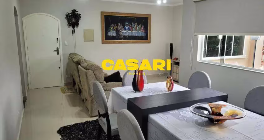 Apartamento com 3 dormitórios à venda, 105 m²- campestre - santo andré/sp
