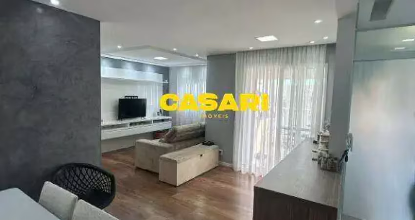 Apartamento com 2 dormitórios à venda, 74 m² - jardim hollywood - são bernardo do campo/sp