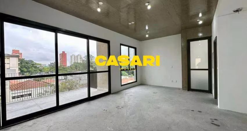 Loft com 1 dormitório à venda, 52 m² - jardim - santo andré/sp