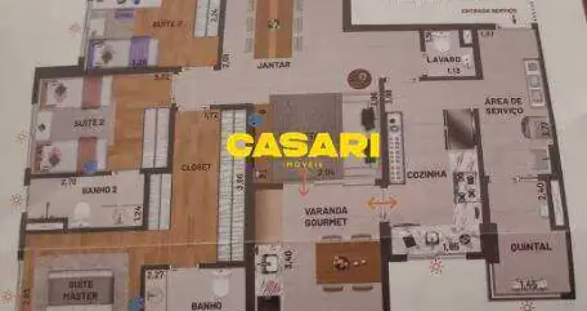 Apartamento com 3 dormitórios à venda, 110 m² por r$ 1.590.000,00 - jardim do mar - são bernardo do campo/sp
