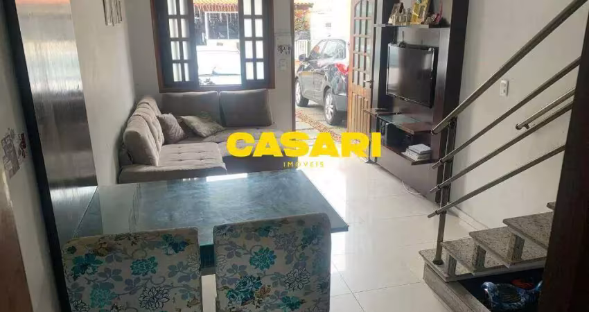 Sobrado com 2 dormitórios à venda, 80 m² - jardim lauro gomes - são bernardo do campo/sp