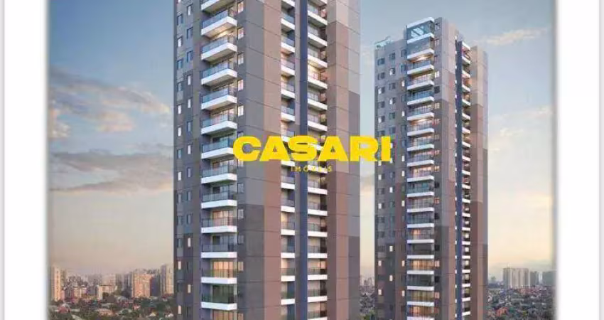 Apartamento com 3 dormitórios à venda, 87 m² - jardim - santo andré/sp