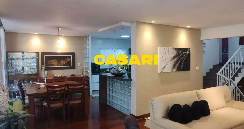 Sobrado com 3 dormitórios à venda, 276 m² - jardim três marias - são bernardo do campo/sp