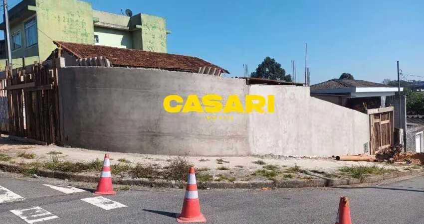 Terreno à venda, 163 m² - jardim cristiane - santo andré/sp