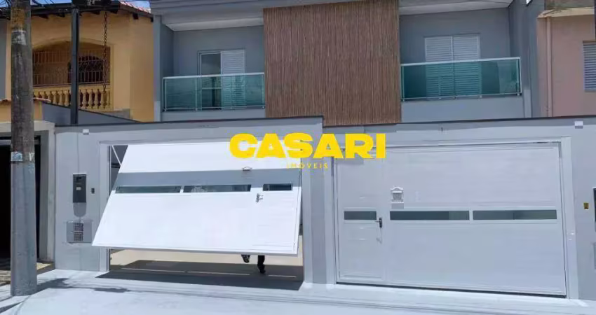 Sobrado com 3 dormitórios 3 suítes à venda, 174 m² - vila helena - santo andré/sp