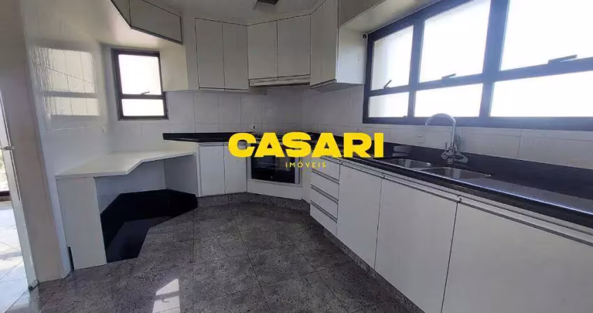 Apartamento com 4 dormitórios, 187 m² - venda ou aluguel - jardim hollywood - são bernardo do campo/sp