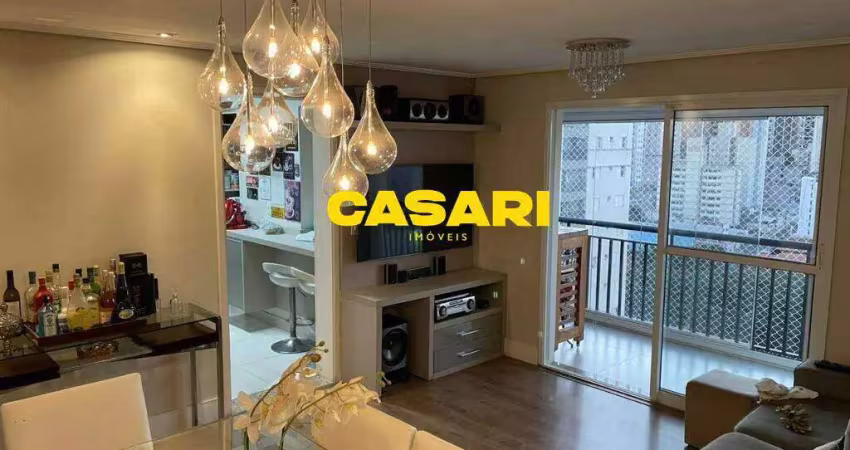 Apartamento com 3 dormitórios à venda, 90 m²- bairro jardim - santo andré/sp