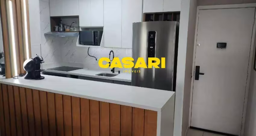 Apartamento com 3 dormitórios à venda, 68 m² - campestre - santo andré/sp
