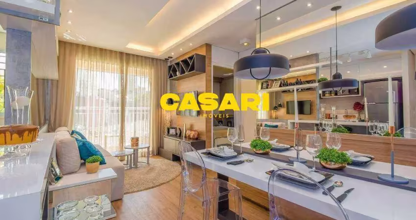 Apartamento com 2 dormitórios à venda, 50 m² por r$ 442.106,00 - parque das nações - santo andré/sp