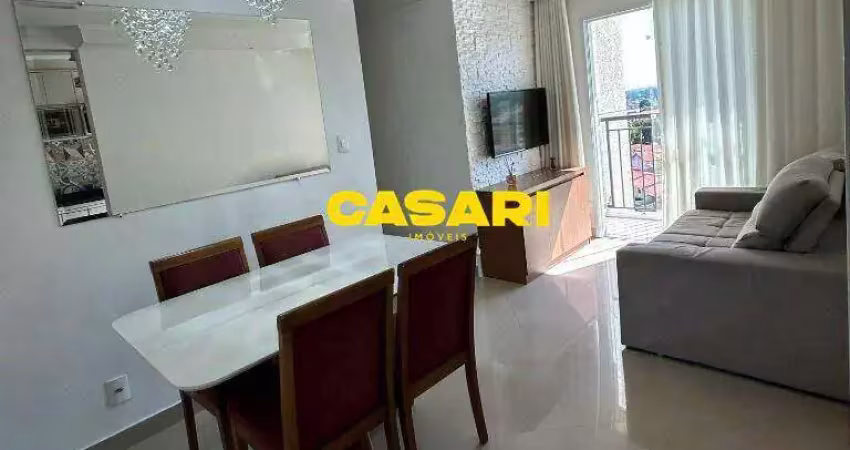 Apartamento 2 dormitórios com vista livre e lazer completo - 50m² em condomínio em são bernardo