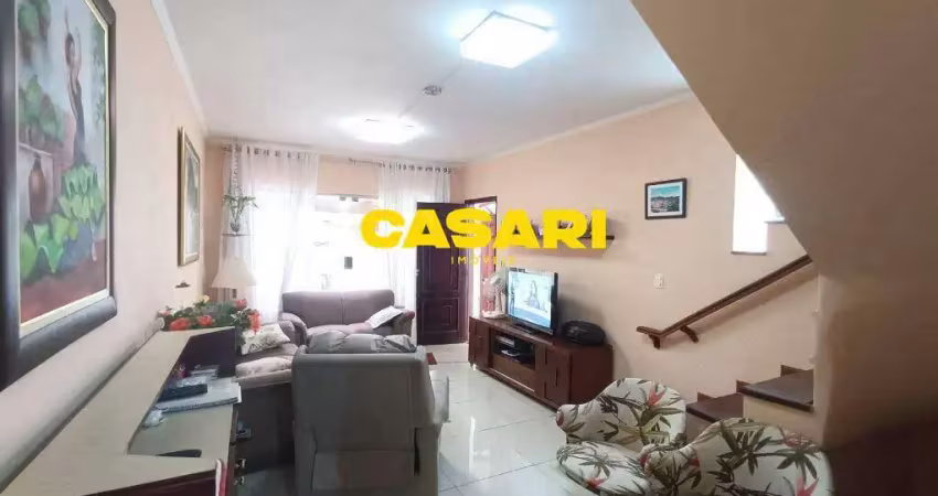 Sobrado com 3 dormitórios à venda, 156 m² - independência - são bernardo do campo/sp