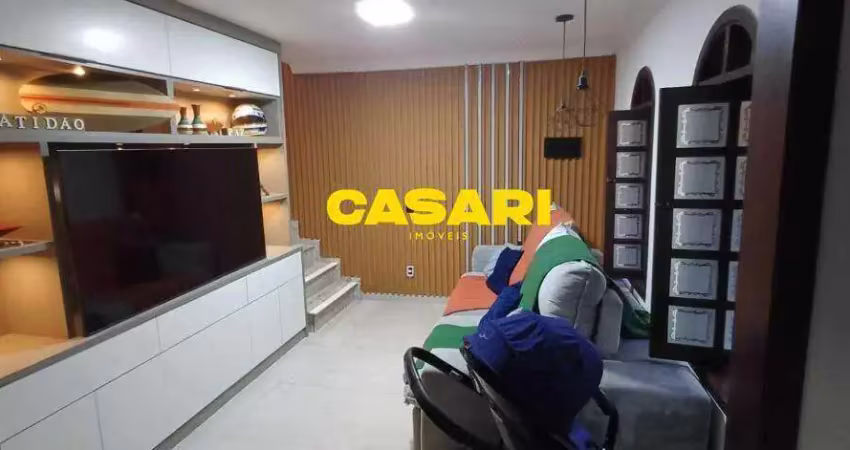 Sobrado com 3 dormitórios à venda, 166 m² - assunção - são bernardo do campo/sp