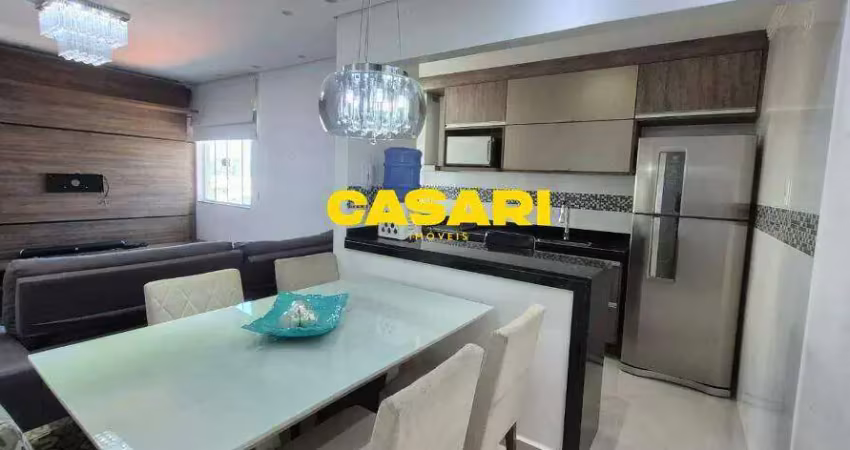 Cobertura com 3 dormitórios à venda, 156 m² - vila metalúrgica - santo andré/sp