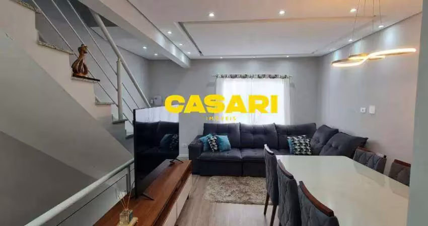 Sobrado com 2 dormitórios à venda, 123 m² - parque novo oratório - santo andré/sp