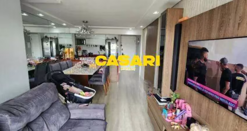 Apartamento à venda com 3 dormitórios, 70 m² – vila valparaíso – santo andré/sp