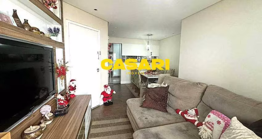 Apartamento com 3 dormitórios à venda, 80 m² - centro - são bernardo do campo/sp