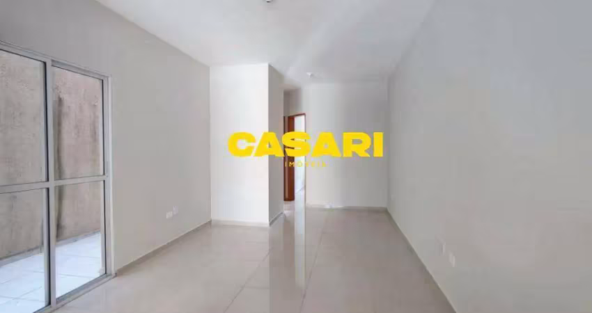 Apartamento com 2 dormitórios à venda, 50 m² - parque das nações - santo andré/sp