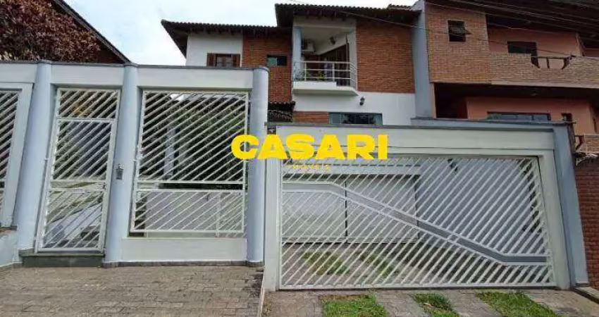 Sobrado com 4 dormitórios à venda, 267 m² - parque dos pássaros - são bernardo do campo/sp