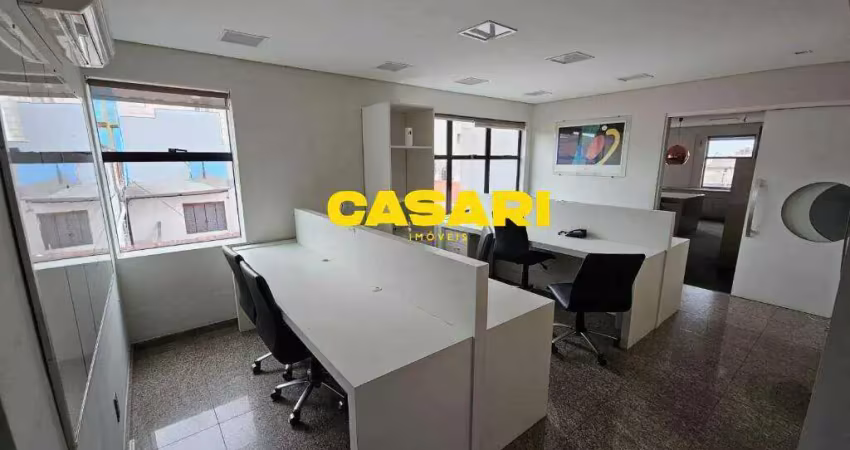 Sala à venda, 75 m² - jardim bela vista - santo andré/sp