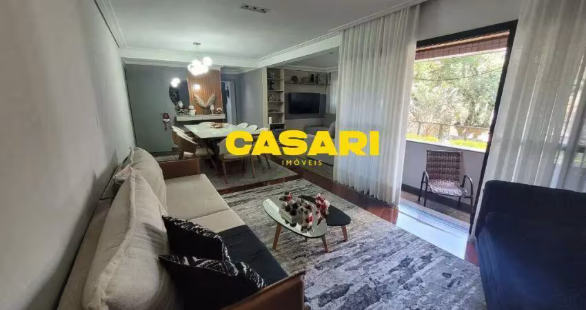 Apartamento com 3 dormitórios à venda, 138 m² - centro - são bernardo do campo/sp