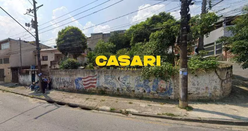 Terreno à venda, 466 m² - jardim santo andré - santo andré/sp