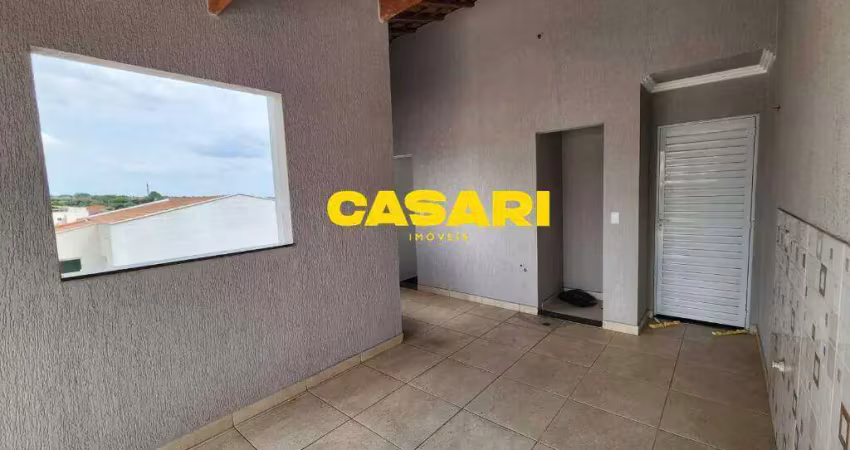 Cobertura com 2 dormitórios à venda, 100 m²- jardim santo alberto - santo andré/sp