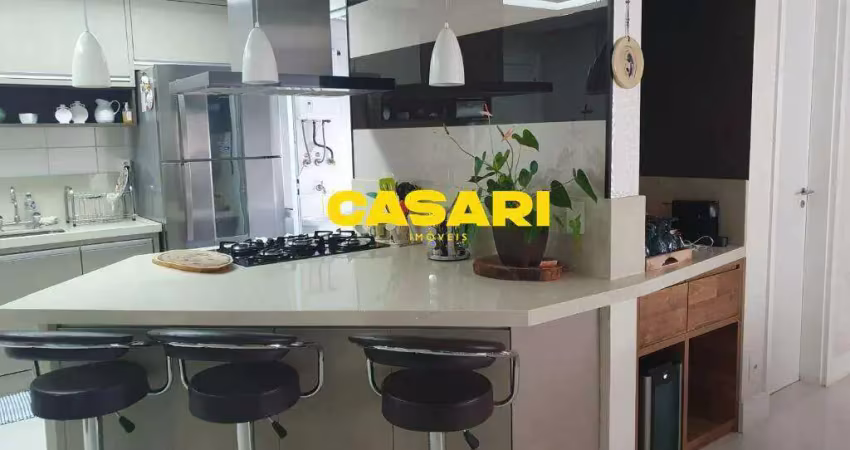 Apartamento com 3 dormitórios à venda, 106 m² - centro - são bernardo do campo/sp