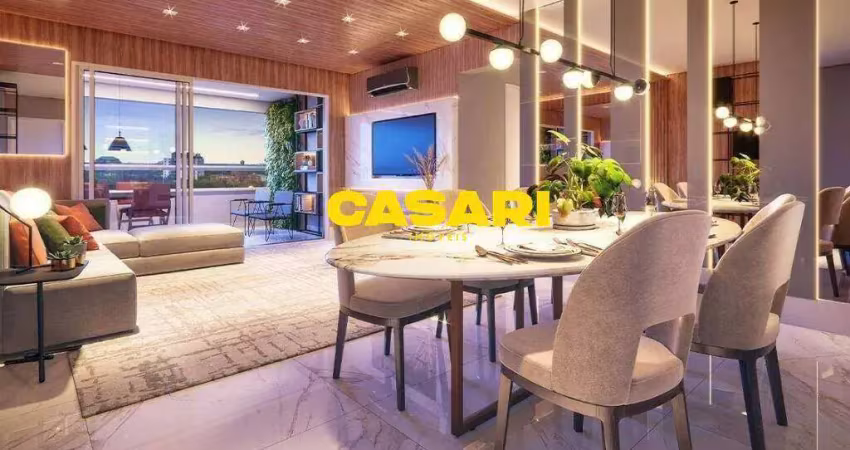 Apartamento com 3 dormitórios à venda, 137 m² - centro - são bernardo do campo/sp