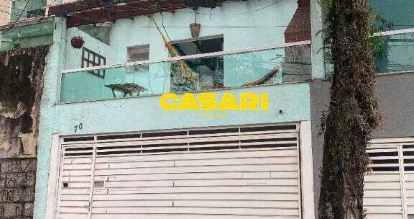 Sobrado com 2 dormitórios à venda, 103 m² - vila valparaíso - santo andré/sp