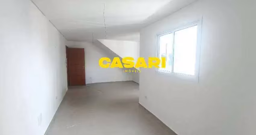 Cobertura com 2 dormitórios à venda, 108 m² - vila pires - santo andré/sp