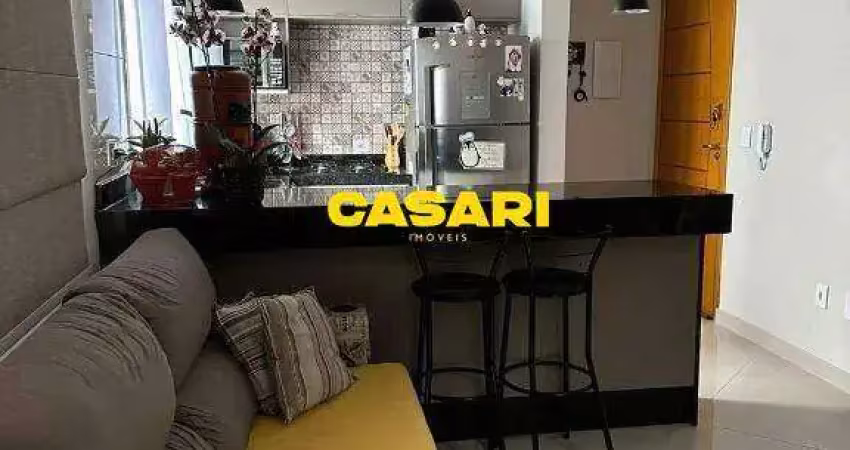 Cobertura com 2 dormitórios à venda, 82 m²qd - campestre - santo andré/sp