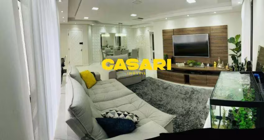 Apartamento com 3 dormitórios à venda, 158 m² - vila santa teresa - santo andré/sp