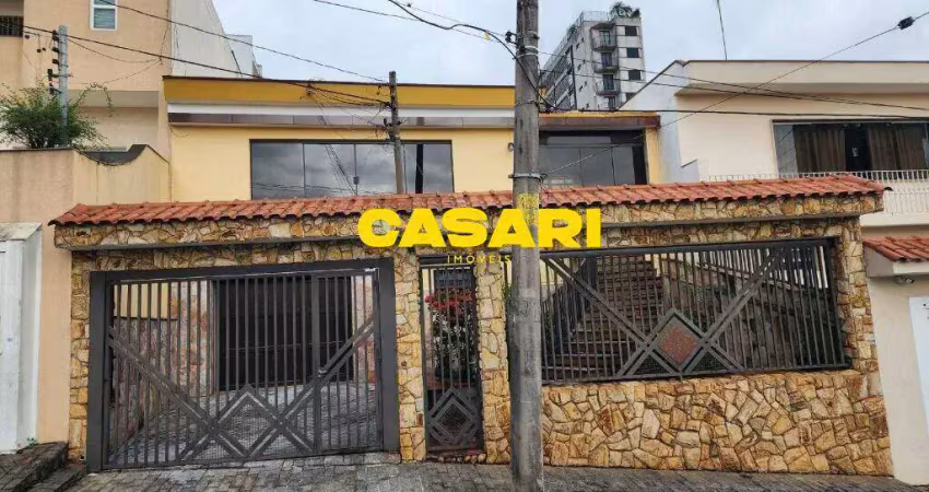 Sobrado com 4 dormitórios à venda, 213 m² por r$ 1.200.000,00 - campestre - santo andré/sp