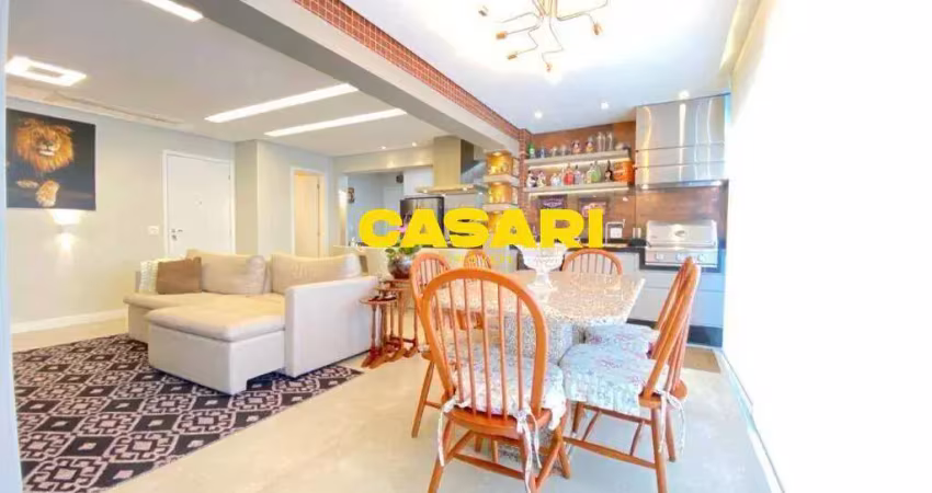 Apartamento com 3 dormitórios à venda, 127 m² - chácara inglesa - são bernardo do campo/sp